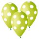 balony Gemar zielone w grochy