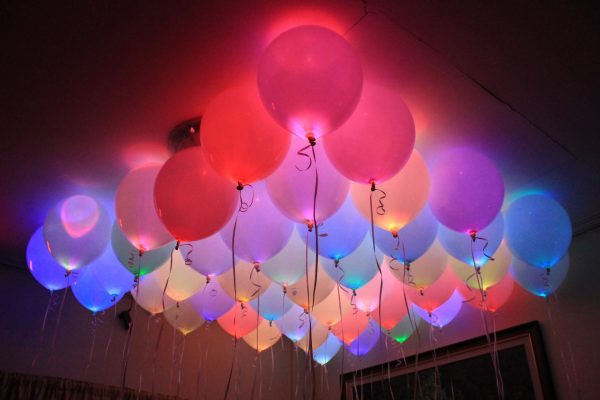 balony led kolorowe