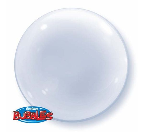 balon foliowy 24'', 60 cm bubble deco transparentny
