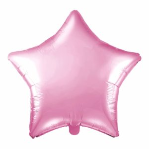 balon foliowy gwiazdka, pudrowy róż 48 cm, balony i dekoracje balonowe, balonowe bukiety, balony z helem