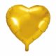 balon foliowy serce, złoty 48 cm, balony i dekoracje balonowe, balonowe bukiety, balony z helem