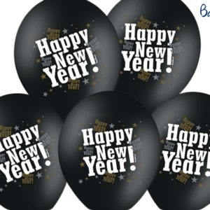 balony happy new year, balony na Nowy Rok, balony na Sylwestra, balony na Karnawał