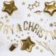 baner Merry Christmas złoty, baner świąteczny, dekoracje świąteczne do biura i sklepu, złoty baner na święta, dekoracje świąteczne domu,