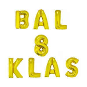 BAL 8 KLAS balony foliowe napis