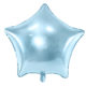 balon foliowy gwiazdka błękitny, 45 cm, balon na hel, balon gwiazdka helowy