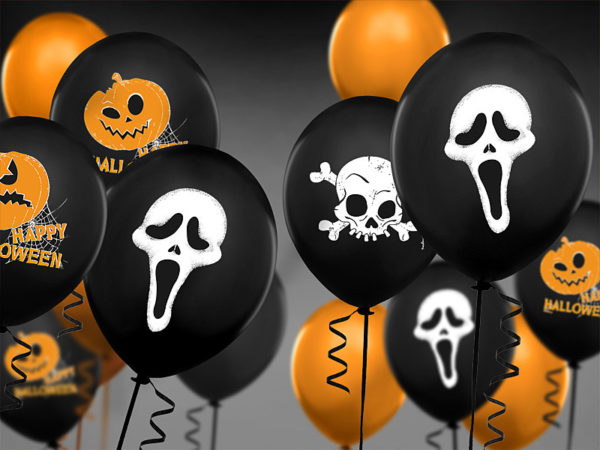 balony Krzyk na Halloween