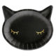 talerzyki koty, czarne talerzyki koty na halloween, talerzyki papierowe na halloween
