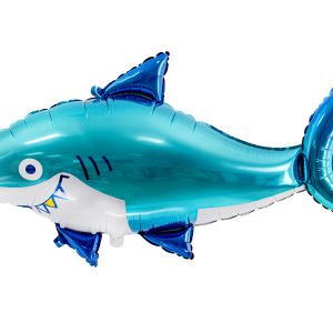 balon helowy rekin, balon foliowy rekin, balon podwodny świat, balony rybki, balony zwierzątka